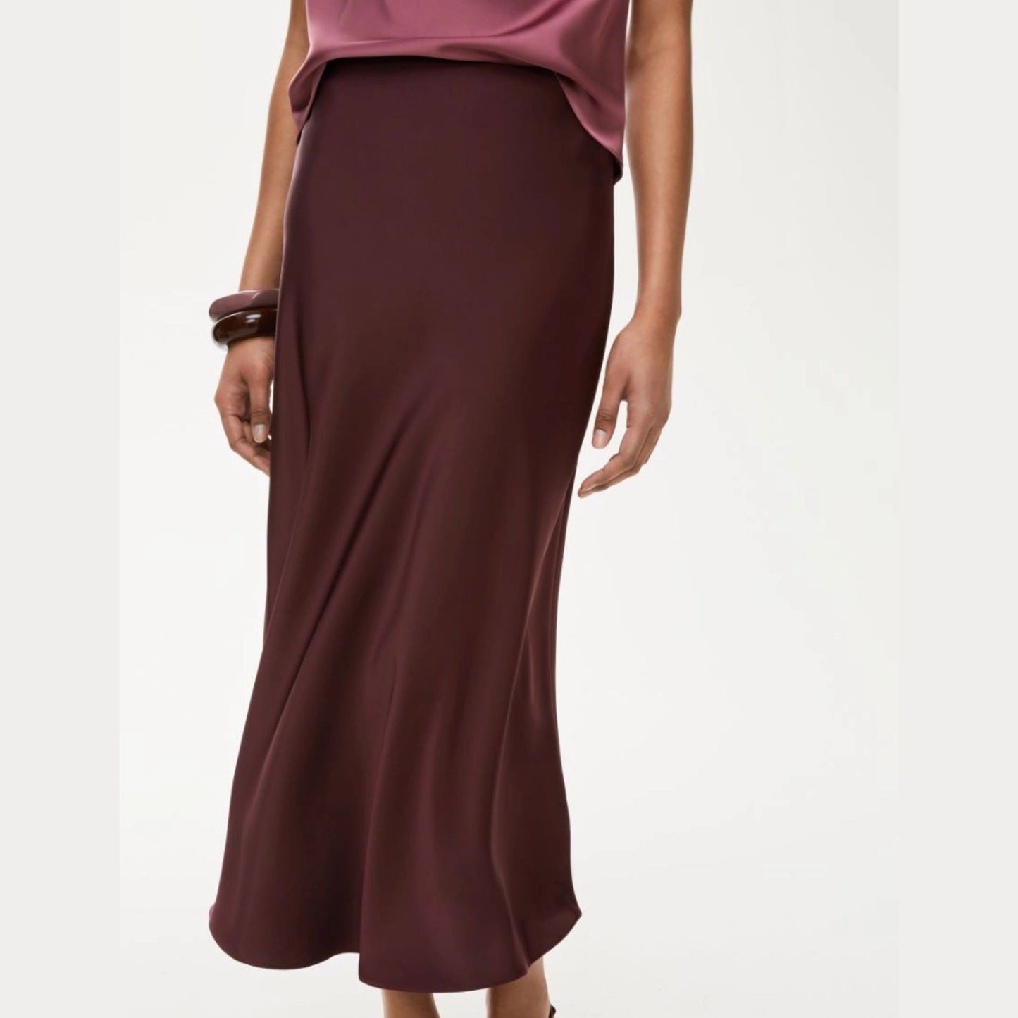 iBlues Verve Satin Skirt