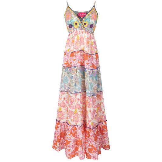Place Du Soleil Long Tiered Sundress
