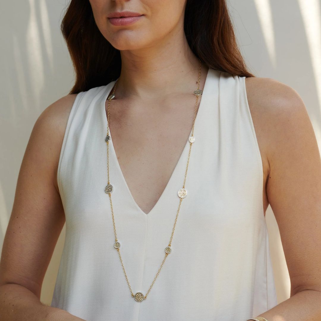 Anna Beck Multi Disc Station Necklace