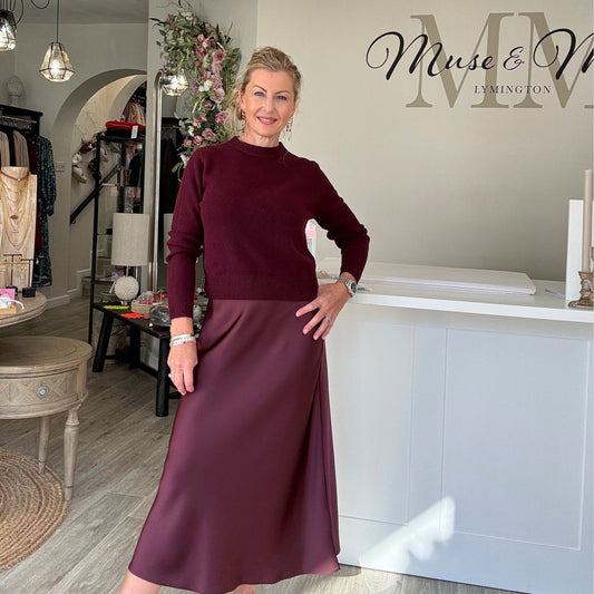 iBlues Verve Satin Skirt