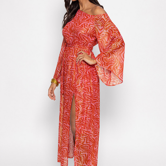 Sundress Cassandre Savannah Print Dress