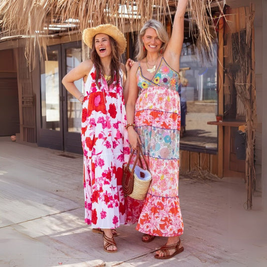 Place Du Soleil Long Tiered Sundress