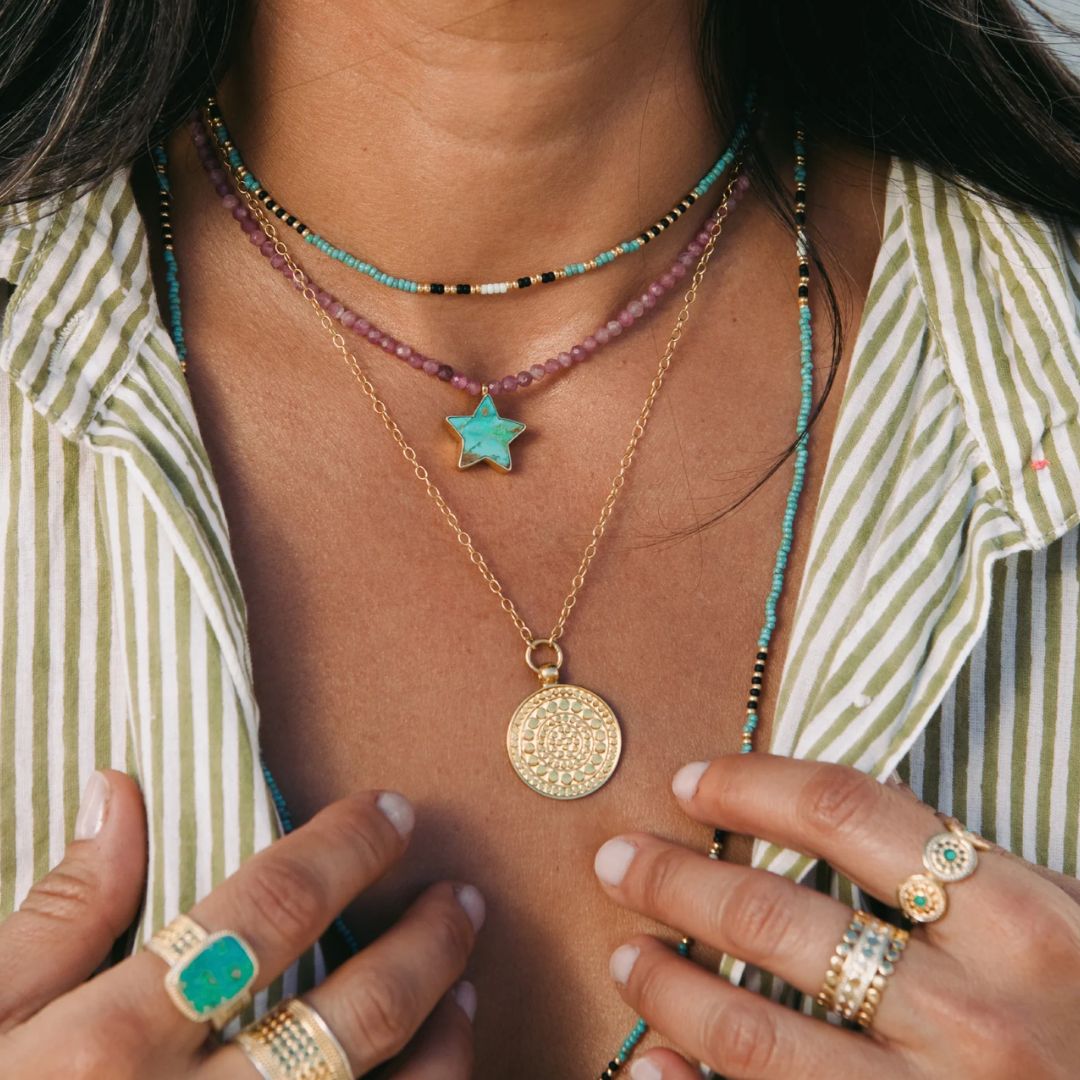 Anna Beck Gold Alignment Necklace