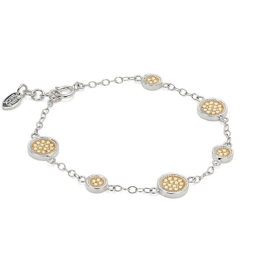 Anna Beck Classic Station Bracelet Gold & Silver