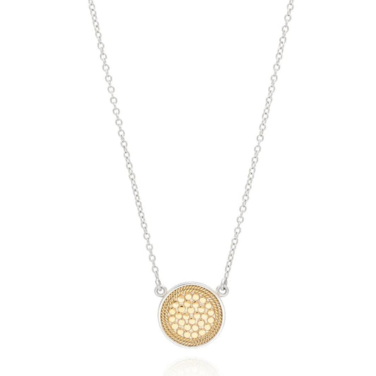 Anna Beck Classic Disc Necklace Gold & Silver