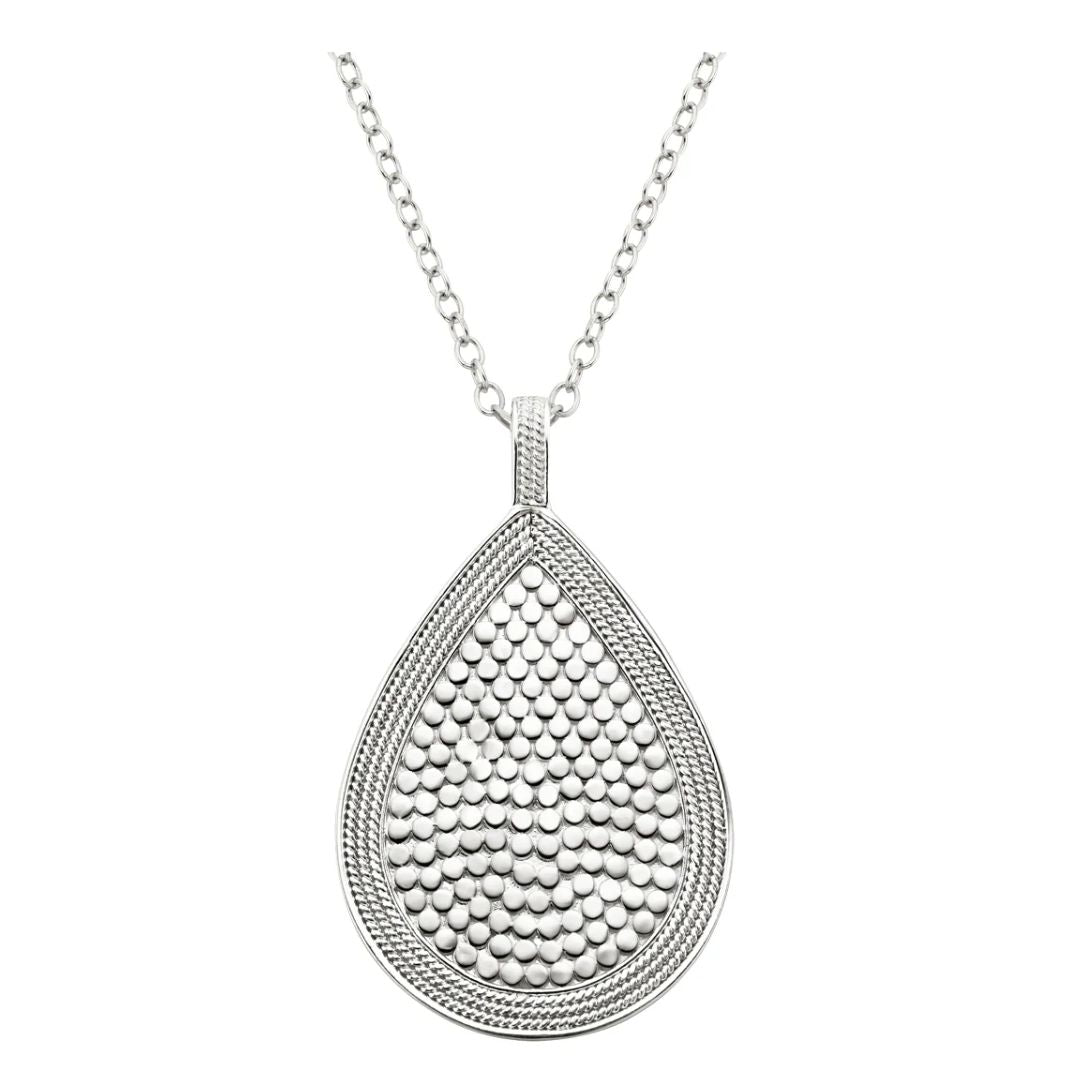 Anna Beck Classic Teardrop Pendant Silver/Gold