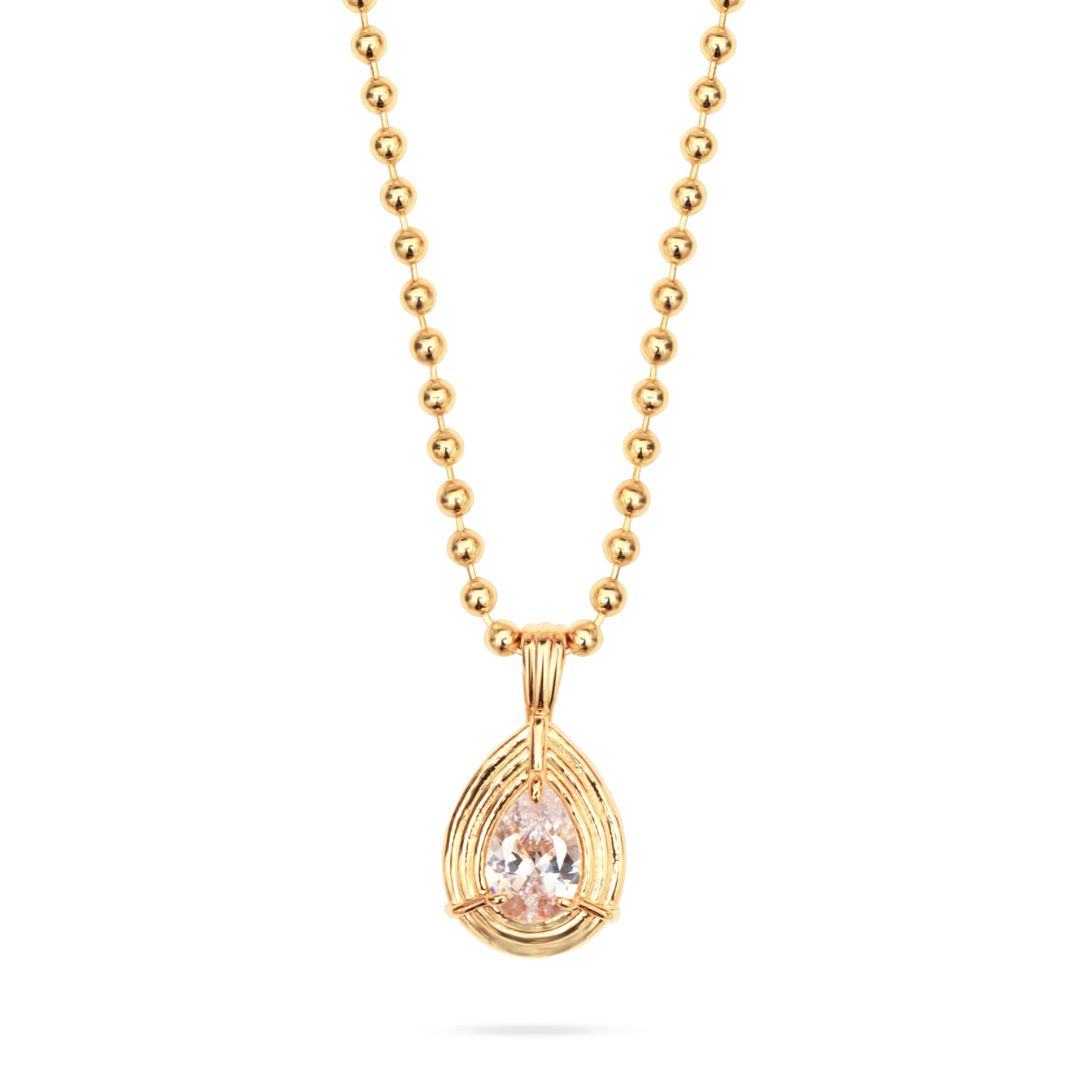 Talis Chains Pear Drop Pendant Necklace