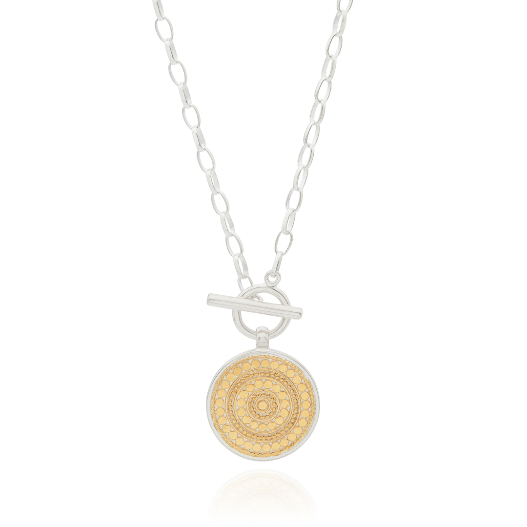 Anna Beck Toggle Necklace Gold & Silver