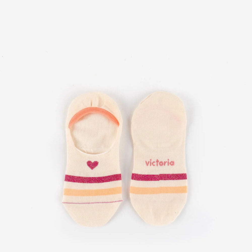 Victoria Invisible Heart Sock