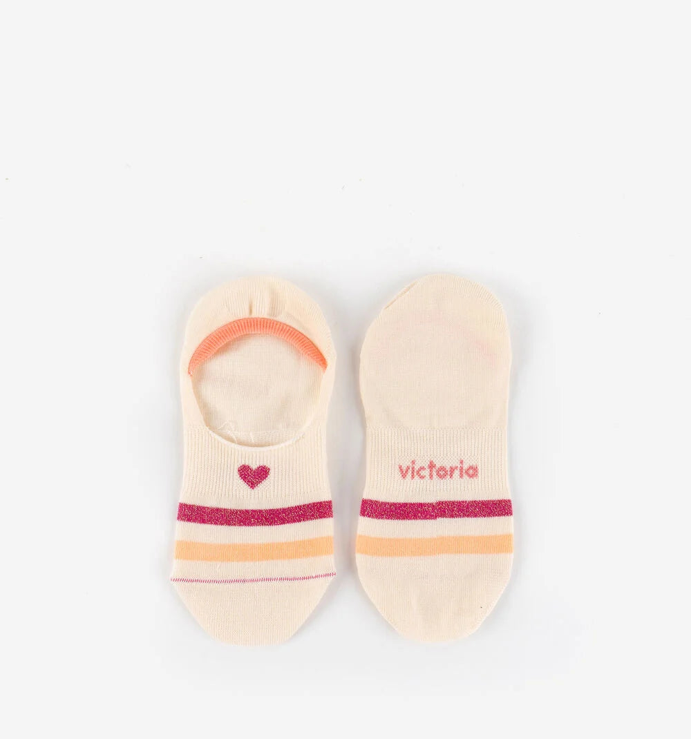 Victoria Invisible Heart Sock