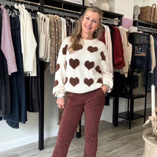 Fabienne Chapot Heart Pullover