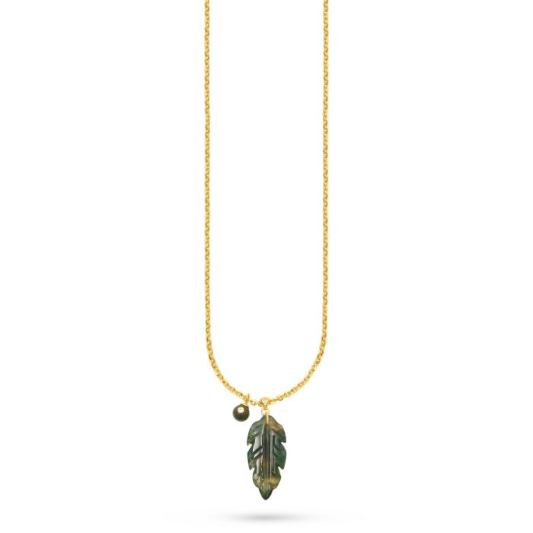 Talis Chains Leaf Pendant
