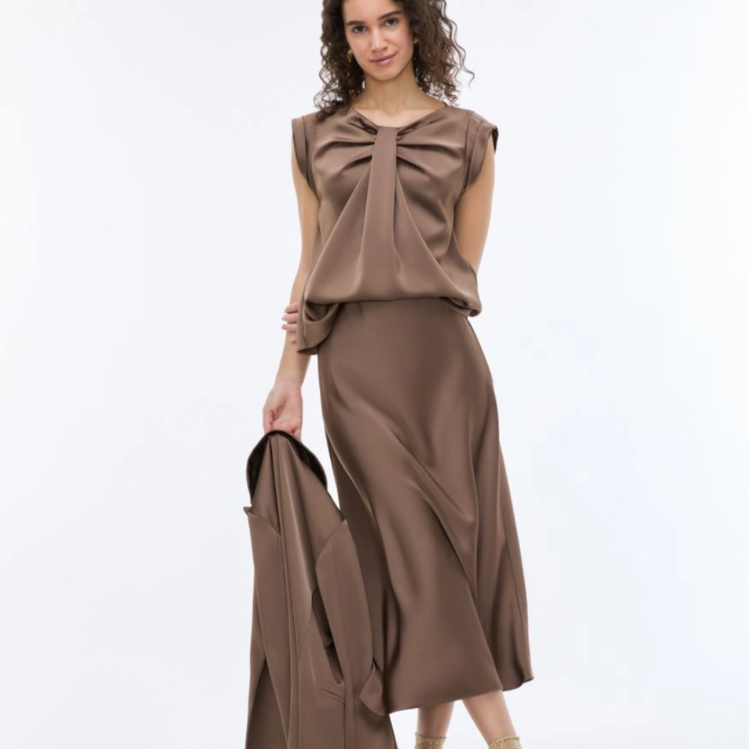 iBlues Fauna Satin Skirt