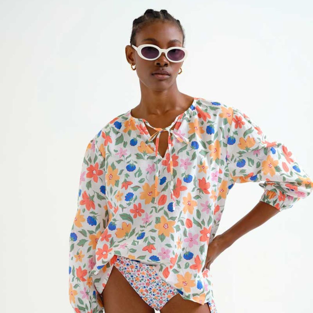 Compania Fantastica Floral Blouse