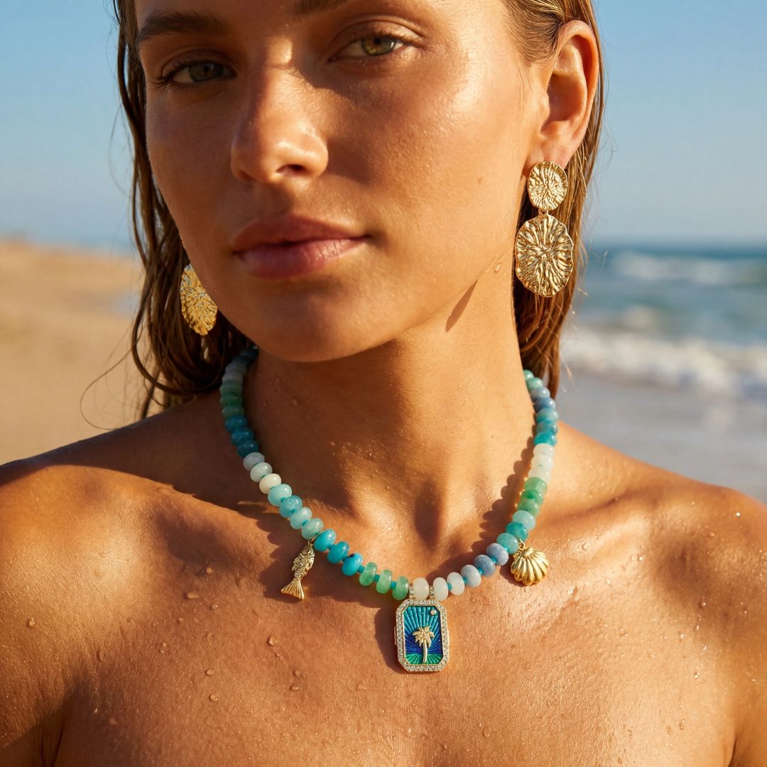 Ashiana Waterproof Isla Chunky Necklace