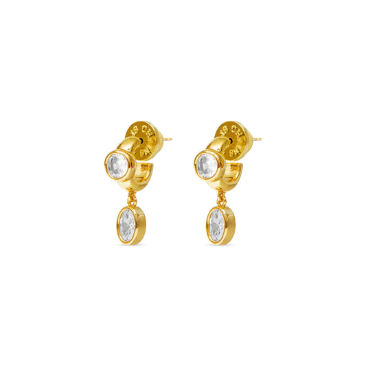 Talis Drop Huggie Earrings