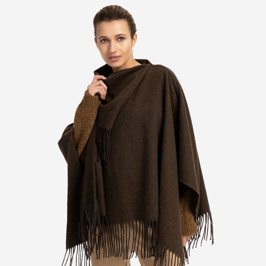 YAYA Fringe Poncho