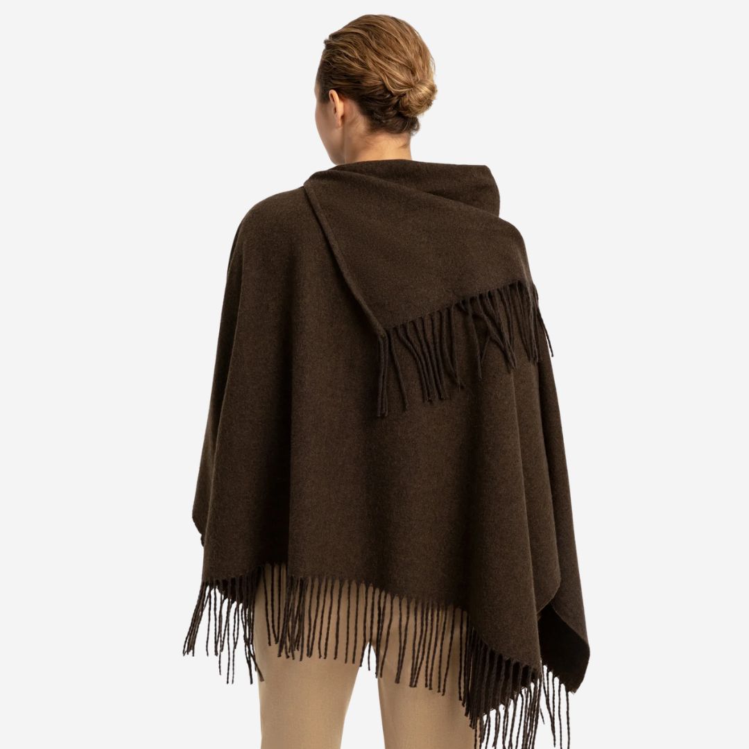 YAYA Fringe Poncho
