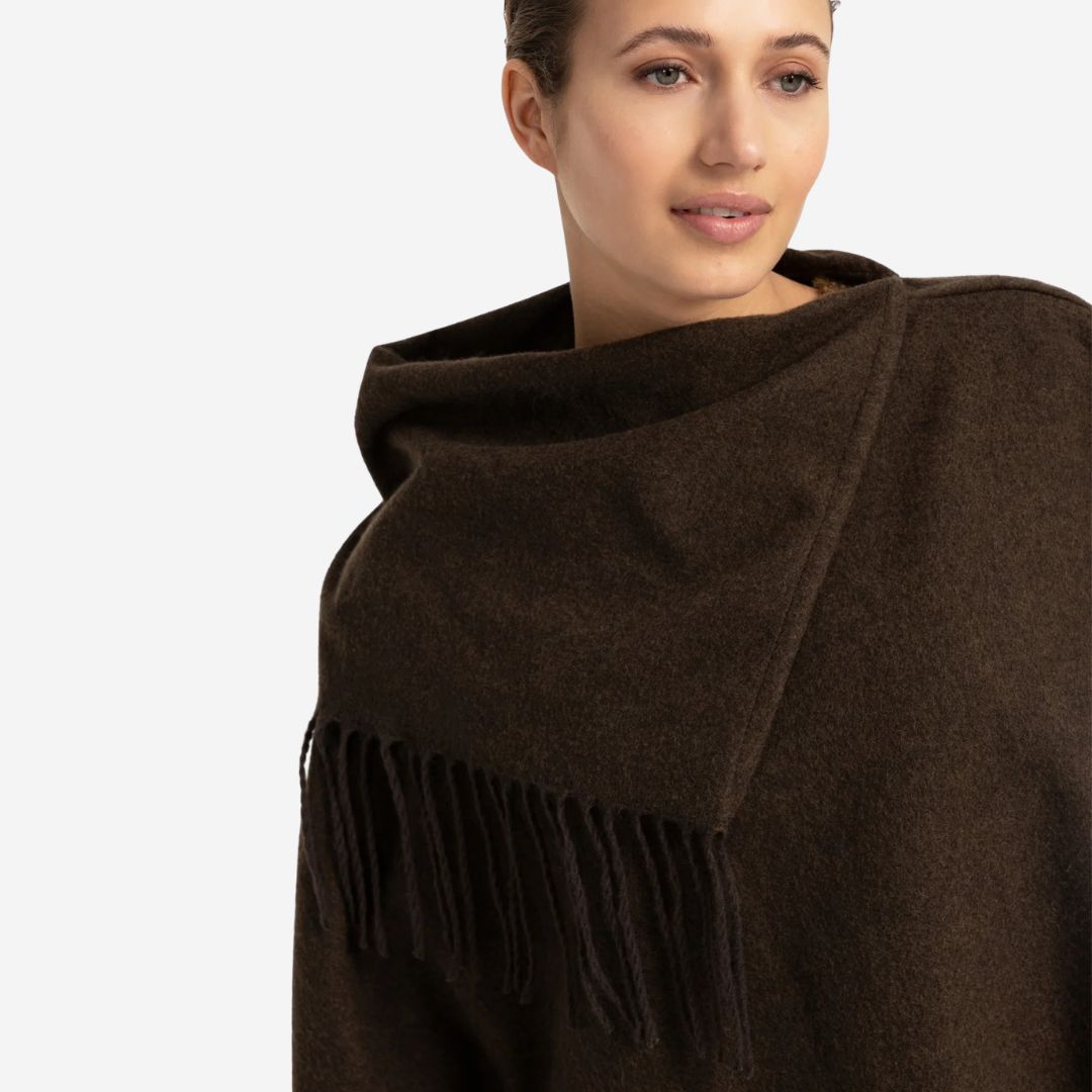 YAYA Fringe Poncho