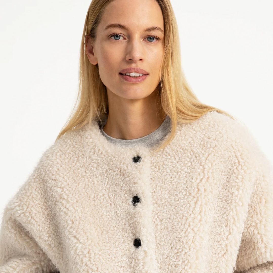 YAYA Faux Fur Jacket