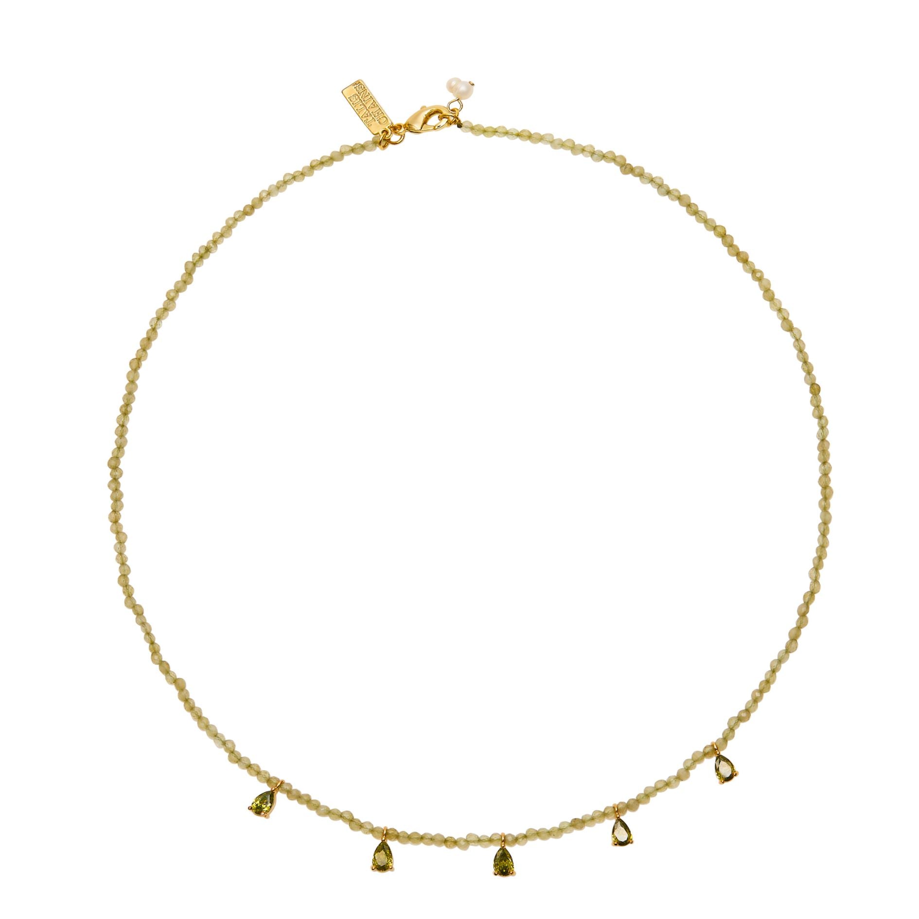 Talis Chains Beaded Jade Necklace