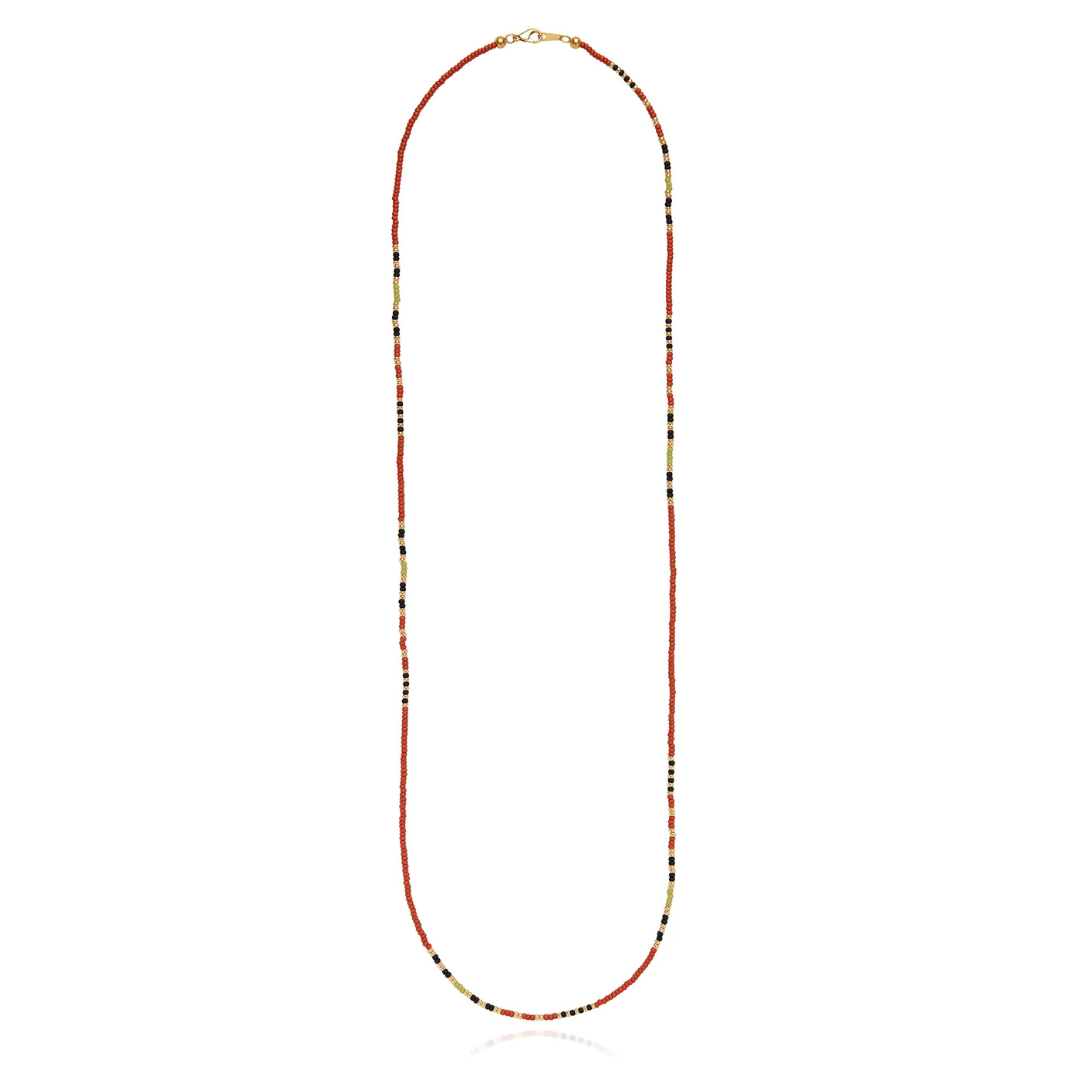 Anna Beck Shinga Beaded Necklace 28”