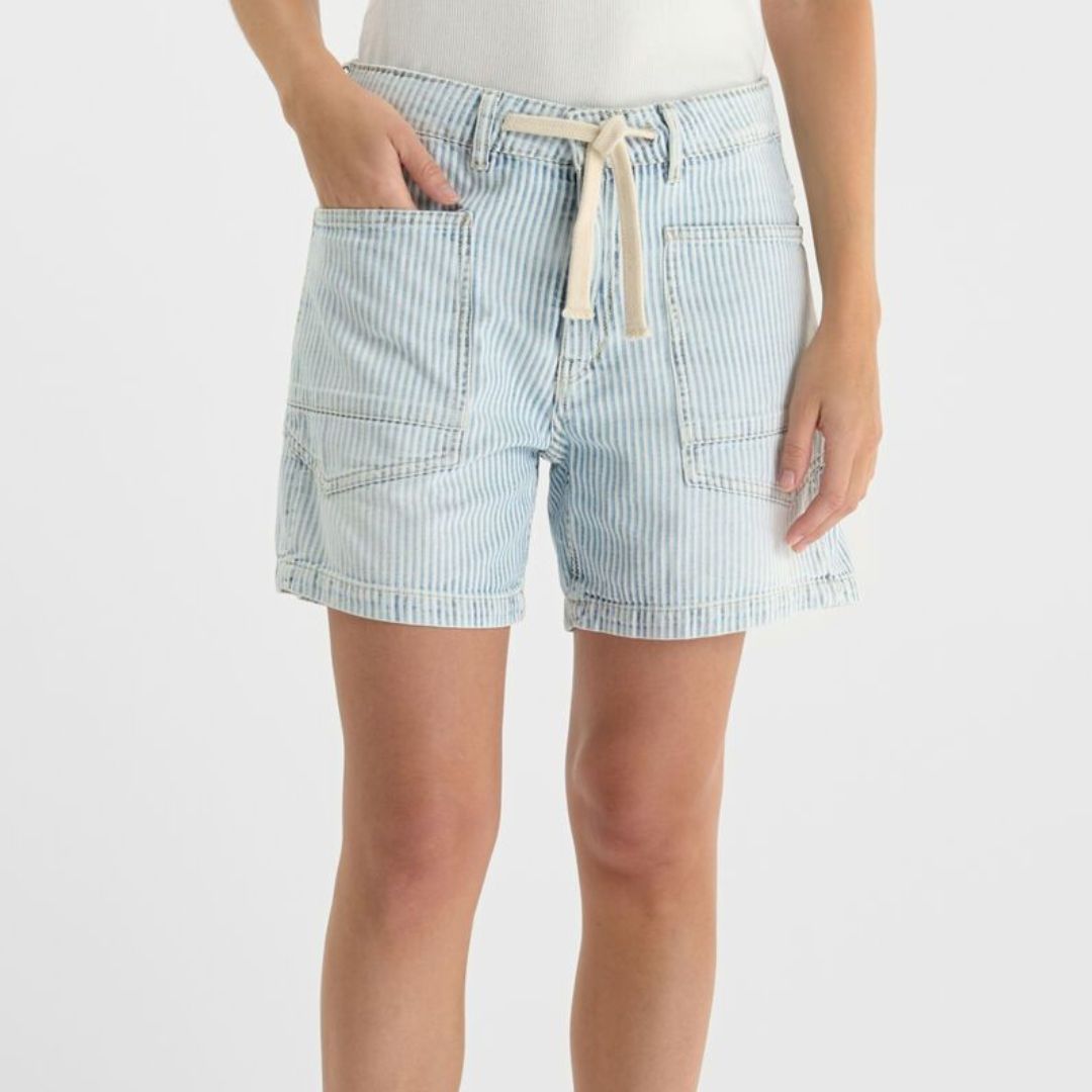 Le Temps Des Cerises Mado Stripe Shorts