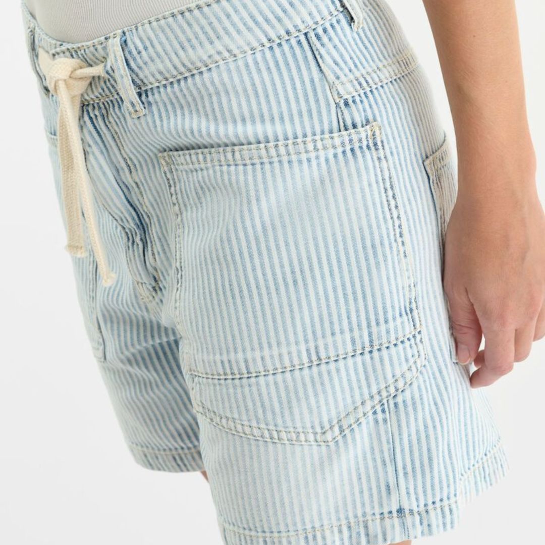 Le Temps Des Cerises Mado Stripe Shorts