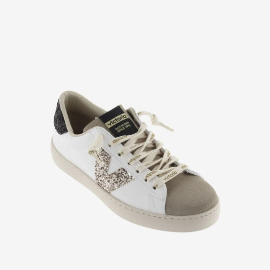 Victoria Berlin Black Glitter Trainer