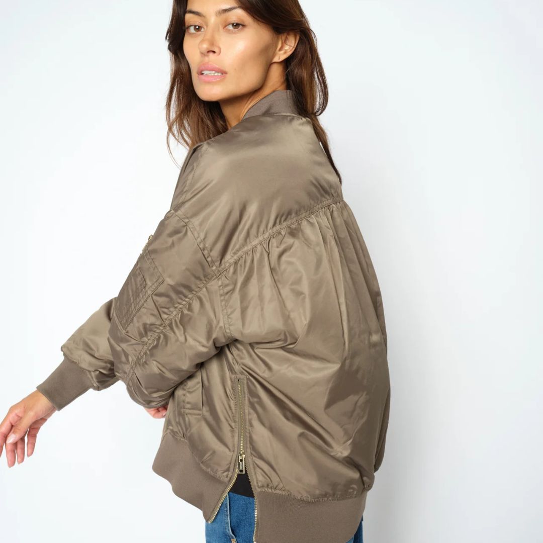 Mos Mosh Ruby Bomber Oversized Jacket