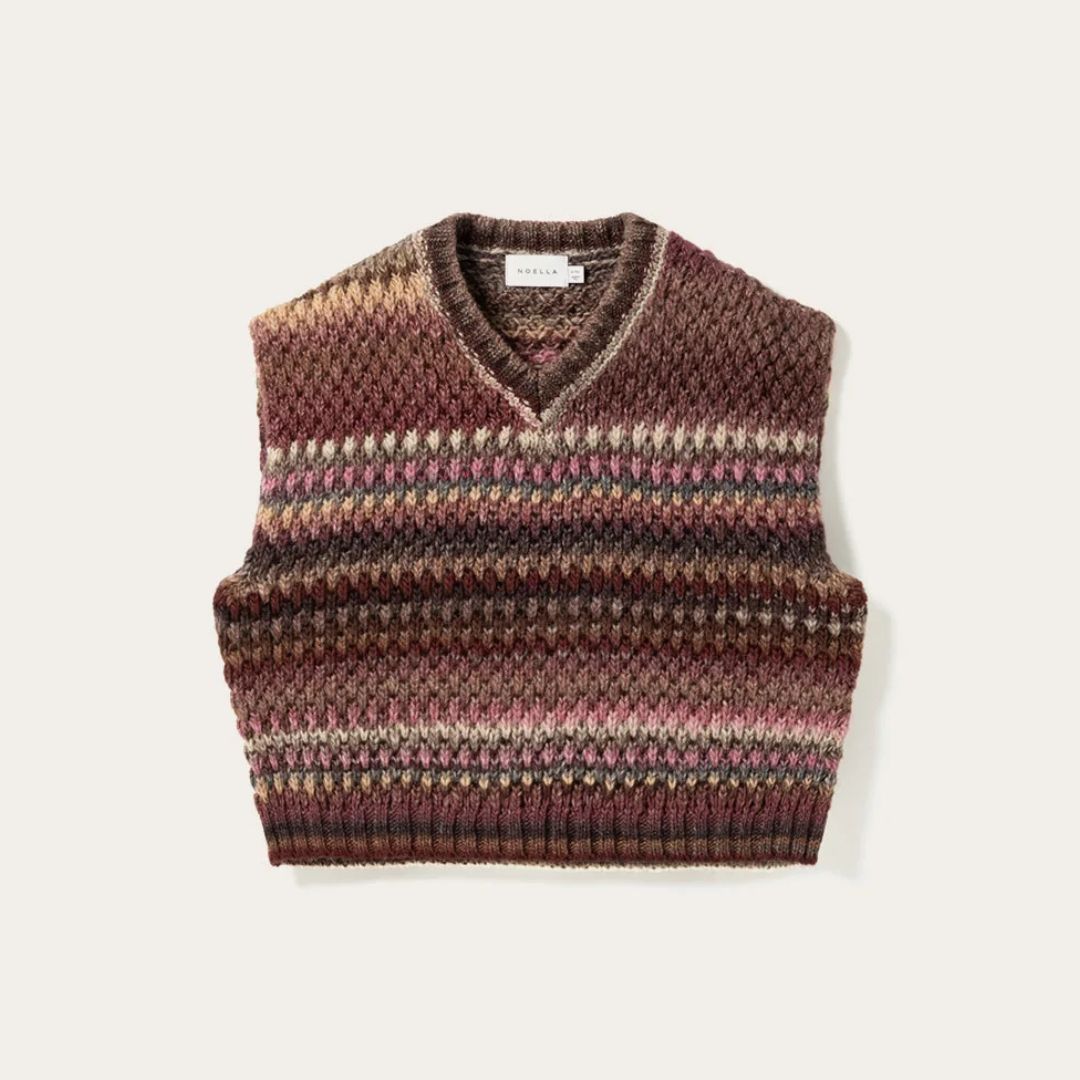 Noella Gio Knit Rust Vest