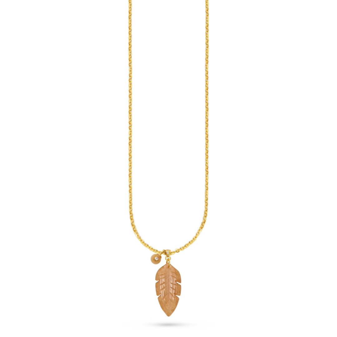 Talis Chains Leaf Pendant