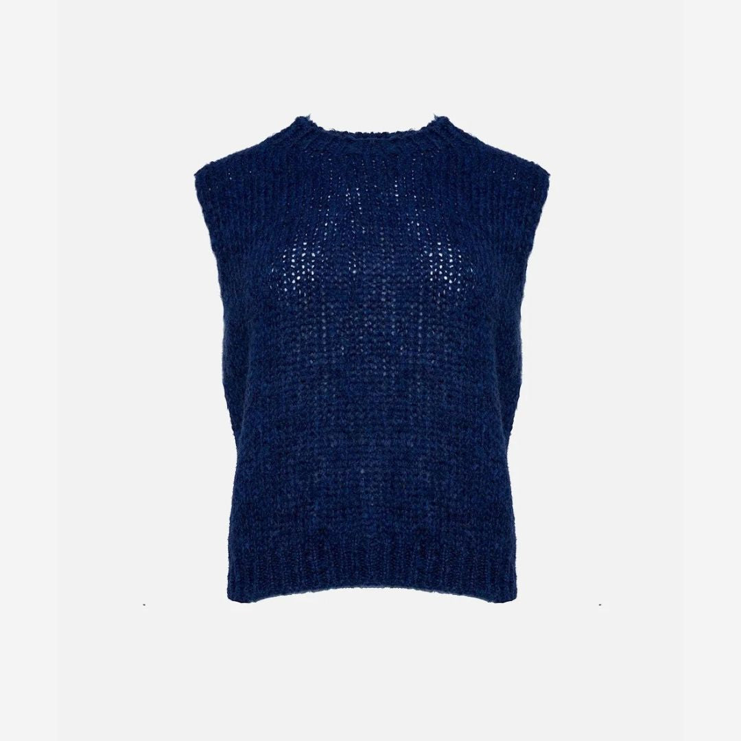 Noella Kala Navy Wool Vest