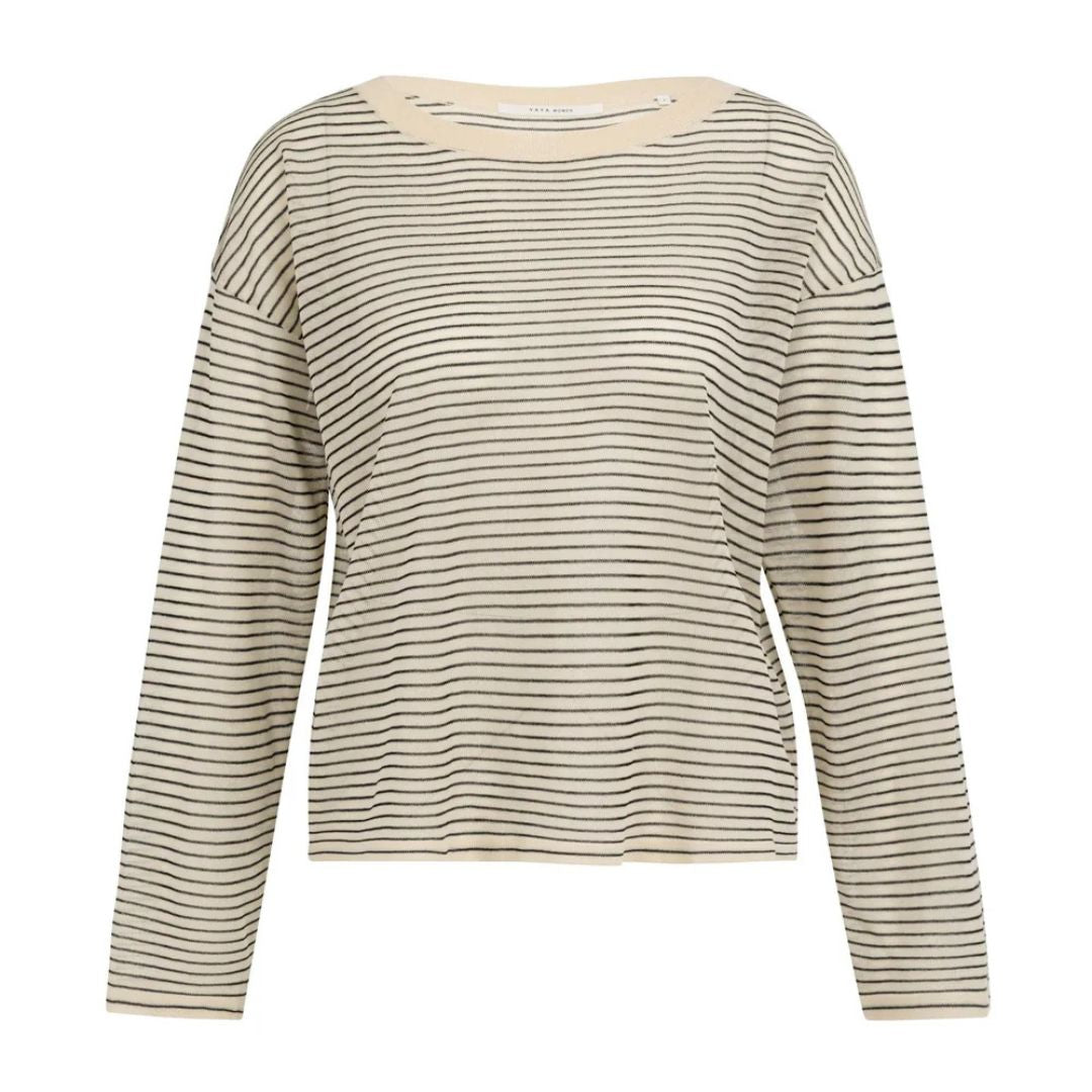 YAYA Knitted Stripe Sweater