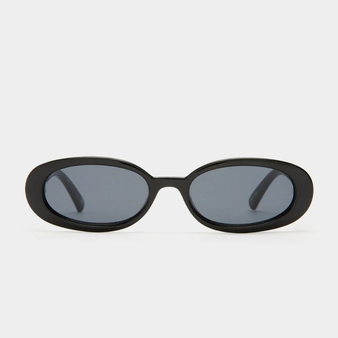 Le Spec Outta Love Black Sunglasses