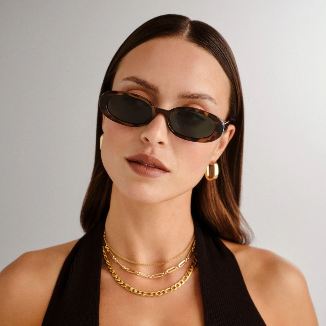 Le Spec Outta Love Tort Sunglasses