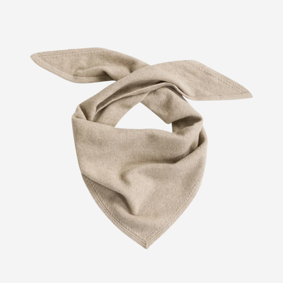 YaYa Knitted Triangle Scarf