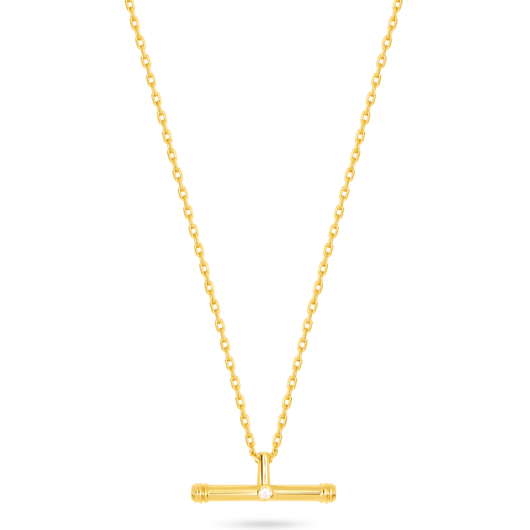 Talis Chains T Bar Light Necklace