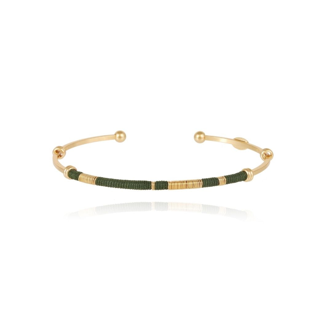 Gas Bijoux Zanzibar Green Bangle 070